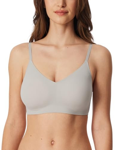 Schiesser Damen Slip nahtlos - Invisible Soft, grau-Jaspe_181769, 44