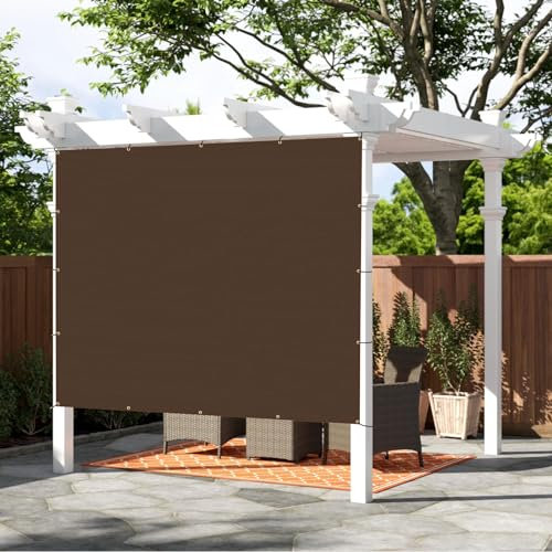 SUNNY GUARD 90 % Schattenstoff, 3 x 6 m, mit Ösen, Mokka