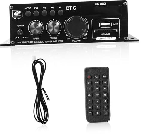 Angoily Home Smsl Verstärker 12v Stereo Verstärker Lautsprecher Audio Receiver Für Lautsprecher Fernbedienung