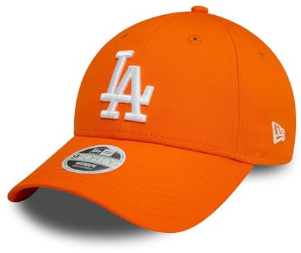 New Era Los Angeles Dodgers MLB Baseball Cap für Frauen LA Teamlogo verstellbar Mädchen Frau orange - One-Size