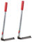 Kisangel 1 Jeu Outil Agricole Petite Houe Bordure De Jardin Outil De Pelouse Coupe-Bordures Râteau De Nivellement De Pelouse Petit Râteau De Jardin Râteau À Arbustes Rouge Le Fer 2 Pièces
