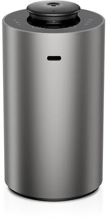 Airversa Waterless Essential Oil Diffuser for Home Aromatherapy Scent Diffusers with 3 Countdown Timer Settings or Timer-Off, 3 Mist Levels for Car Room Studio Office, ANX Premium Metal Space Grey
