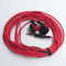 Besshepplo Auriculares con cable de 3 metros de largo con graves claros para una mejor experiencia musical y un ajuste ergonómico (rojo)