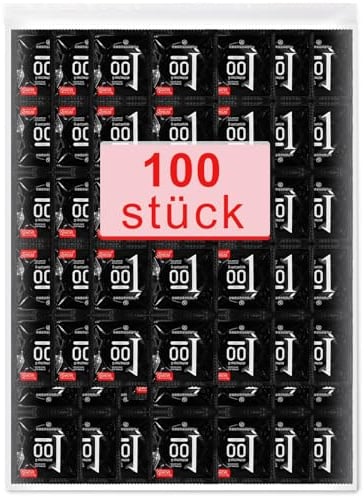 Kondome Männer 100 Stück Packung - Condoms Natürliches Empfinden | Extra dünne Kondome für intensives Empfinden beim gemeinsamen Liebesspiel- 53 mm breite - Condoms for Men