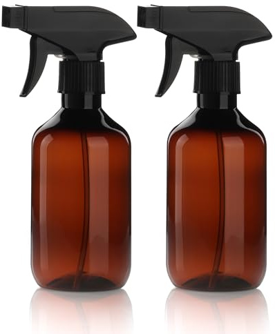 lulir 2 Bote Spray Pulverizador Atomizador Plást. 300ml Reutilizable Marrón