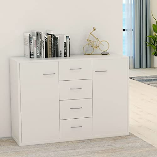 Genérico Aparador de Madera contrachapada Blanco 88x30x65 cm,Armarios y Almacenamiento,Aparadores-800684