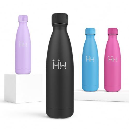 Gourde Isotherme 750ml, Bouteille d'eau Acier Inoxydable, Étanche et Réutilisable, sans BPA, Bouteille Isotherme pour Randonnée, Course à Pied