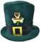 Bristol Novelty - Haut de Forme Irlandais - Adulte (Taille Unique) (Vert/Noir/Or)