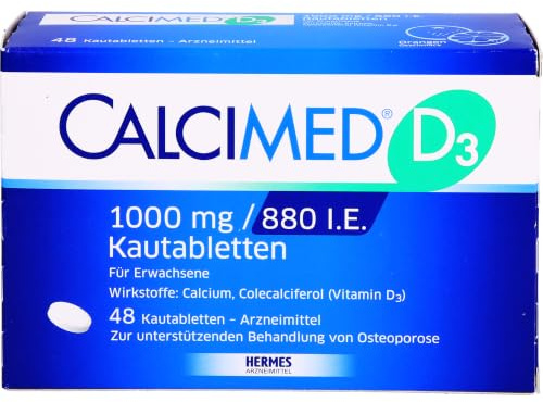 CALCIMED D3 1000 mg/880 I.E. Kautabletten 48 St