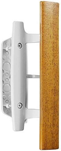 Wright Products V1304WH Mortise Patio Door Handles ONLY, White 3-15/16 C2C