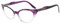 Eyekepper Cateyes Damen brillen (Lila-Transparent, 0.00)