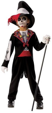 Rubie's 700466-L Catrin Inf Catrina Boy Costume multicolore, L (8-10 años)