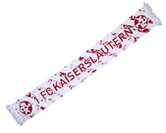 Flaggenfritze Schal 1. FC Kaiserslautern - 15 x 140 cm + gratis Aufkleber