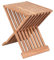 MR. DEKO® Beistelltisch Fishbone Teakholz | Tisch faltbar - Gartentisch Teak 40x32x50 cm (BxTxH) | Outdoormöbel - Teakholz - für Balkon, Terrasse, Wintergarten, Garten