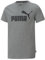 PUMA Garçon Ess Logo Tee B T Shirt, Gris, 10 ans EU