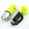 BAJIE Flashlight Waterproof Xm-L T6 2000Lm Warm White Yellow Light Led Diving Flashlight Underwater Lamp Torch Use 3Xaaa/18650 Battery Aaa Light Green