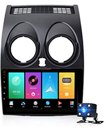 Android 10 Autoradio 9 Zoll Bildschirm DSP Audio Für Nissan Qashqai 1 J10 2006-2013 Android Auto System Unterstützung Auto Play TPMS OBD 4G WiFi Bluetooth Mirrorlink