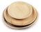 KAPCO Round Palm Leaf Plates 10” (25cm) (25 Pack) Natural, Disposable, Biodegradable, Compostable, Wood, Bamboo Like Dish Ideal for Picnics, Party, Birthday, Wedding, Camping, BBQ, Christmas, Events