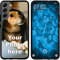 PhoneNatic Case kompatibel mit Galaxy S22 Plus Personalisierte Handyhülle schwarz zum selbst gestalten mit eigenem Foto
