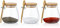 Joeyan 350ml Bocal en Verre avec Couvercle et Cuillère - Lot de 3 Bocaux Hermétique en Verre - Bocal de Rangement Cuisine pour Épices, Café, Thé, Confiture
