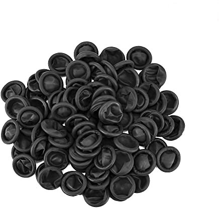 JimKing Finger Cot, 200 PCS Latex Anti-Static Finger Covers Finger Tips, Finger Sleeves Rubber Protect Keeping Dressing Dry and Clean