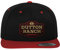 Yellowstone Offizielles Lizenzprodukt Dutton Ranch Premium Snapback Cap (Schwarz-Rot), Einheitsgröße