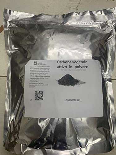 Carbone Vegetale Attivo in Polvere 1kg