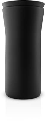EVA SOLO | City To Go Cup 0,35l black |Praktischer doppelwandiger Thermobecher, der sich einfach mit einer Hand bedienen lässt – Klickverschluss mit Möglichkeit, von allen Seiten zu trinken | black