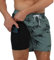 Arcweg Herren Badehose Badeshorts mit Kompression Liner 2 in 1 lässige Swim Shorts Kurz 5.5 Schnelltrocknend Boardshorts Strandshort mit Reißverschlusstasche Kokosnussbäume L（EU）