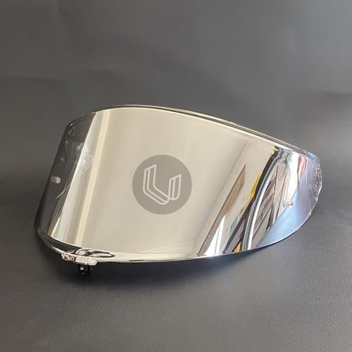 Generico per la Visiera del Casco k6 Adatto per AGV K6 Bicchieri da Cucitura Motociclisti Visione Notturna del Casco motociclistico (Colore : Argento)