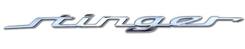 MOOWI 3D Metall Auto Aufkleber für Kia Stinger GT, Selbstklebend Logo Emblem Badge Abzeichen für Heckklappe Kofferraum, Chrom Autoaufkleber zubehör,Silver
