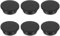 PATIKIL 30mm Durchmesser Gummistopfen, 6 Stück Silikon Verschlussstopfen für 29mm Loch, Schwarz