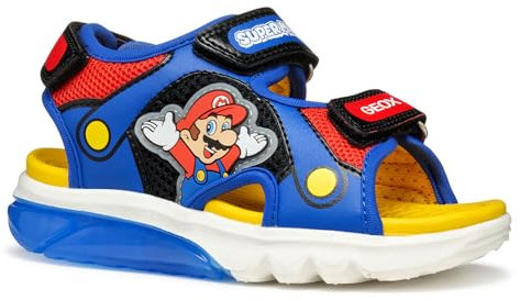 Geox Garçon J Ciberdron B Shopping-feed;niño;sandalias-niño, Royal Red, 28 EU