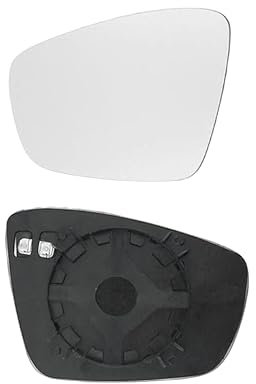 RC Replacement Aftermarket Door Wing Mirror Glass for VW Up 2011 to 2023, Skoda Citigo 2011 to 2023, SEAT MII KF1 KE1 2011 to 2019 models Heated Mirror (Left Hand Side - UK Passenger Side)