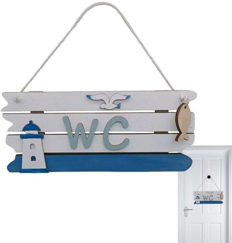 Cartello per toilette, decalcomanie per bagno in legno di facile installazione, simbolo del bagno per signore e signori, decorazione per toilette di benvenuto per donne e uomini, articoli decorativi