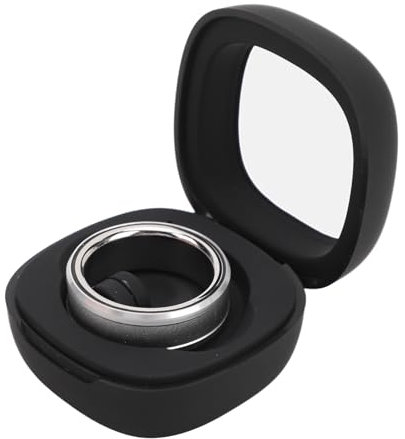 VELATEMOR Smart Ring, Smart Health Ring. Smart Health Fingerring mit 400-mAh-Ladeetui, Wasserdichter Sportring für den Alltag, Outdoor-Sport, Fitness, Training, (Größe 23, 20,6 mm