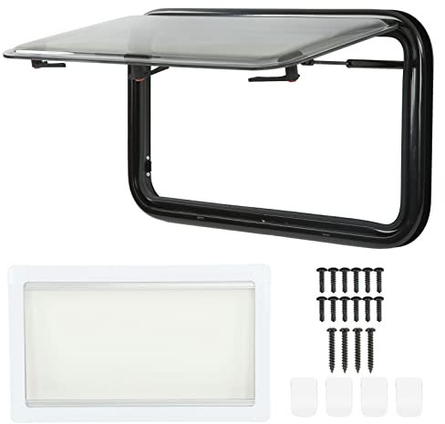 Haofy Parasol de Cristal Acrílico para Ventana de RV, para Caravanas, Remolques, Autocaravanas