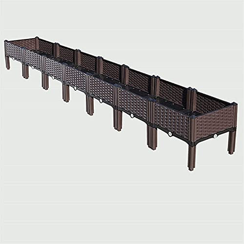 Hochbeet Pflanzkasten Ständer für frisches Gemüse und Kräuter Indoor Outdoor Erhöhter Pflanzkasten mit Lagerregal