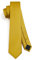 HISDERN Gold Krawatte Herren Schmale Einfarbig Seide Krawatten für Herren Klassische Formelle Elegante Schlipse Hochzeit Party Business Krawatte 6cm