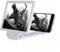 GRIRIW Smartphone Bildschirm Magnifier Mit Ständer Tragbare Handylupe Für Klare Bilddarstellung Für Filme Und Lesen Kompatibel Mit Allen Smartphones Weiß