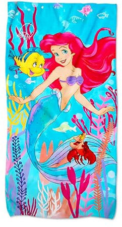 UHDS Kinder Strandtuch Badetuch Handtücher Duschtuch Mikrofaser 75 x 150 cm Weiches, Saugfähiges Mermaid Handtuch, Geschenk für Jungen und Mädchen, Mehrfarbig