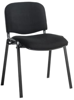 impsuk Black Stack-able Chair Reception Cafe Canteen Office Classroom Lecture Exam Meeting stack able conference chair