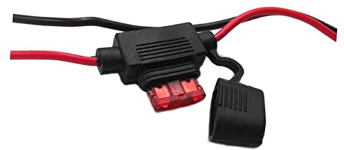 BESTOYARD Sae to Round Terminal Charging Cable Battery Power Line for Motorcycle Solar Panel Rv Truck Applications Durable Connectors with Auto Reset Fuse for Safe Use