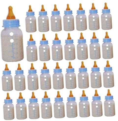 Mobestech 50 Stück Holzknöpfe Babysachen Nähen Flaschenform DIY Knöpfe Basteln Kleidung Dekorationen mit Doppel löchern für Handgemachte Geschenke