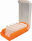 helit H6901040 - Karteikarten Box „the beebox“ DIN A8 quer, orange, Lernkartei und Aufbewahrungsbox