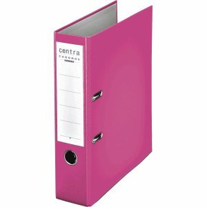 Centra 20 x Ordner Chromos A4 80mm PP-kaschiert fuchsia