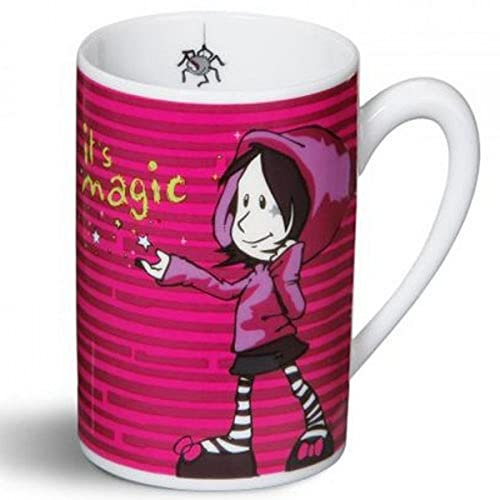 Nici 35982 Tasse Moonville Porzellan ø 7.5 x Höhe 11 cm, pink
