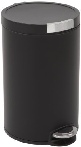 EKO Pedal Bin, 12 Litre, Matt Black