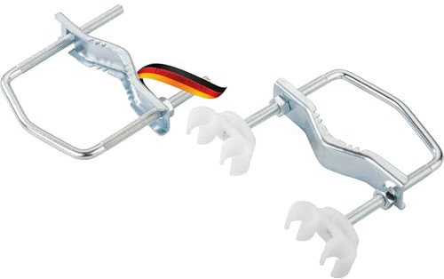 SCHWAIGER MIS60 541 2X Mast Kabeldurchführung Masten Kabelführung Befestigung Antennenkabel SAT-Kabel SAT-Kabeldurchführung am Mastrohr 60mm mit Abstandshalter Knickschutz Klemmeinlage