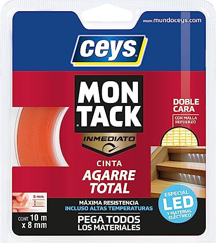 ceys - Montack a.t - Cinta especial leads - Multicolor - 10 M x 8 MM